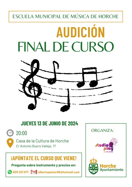 AUDICIÓN FINAL DE CURSO