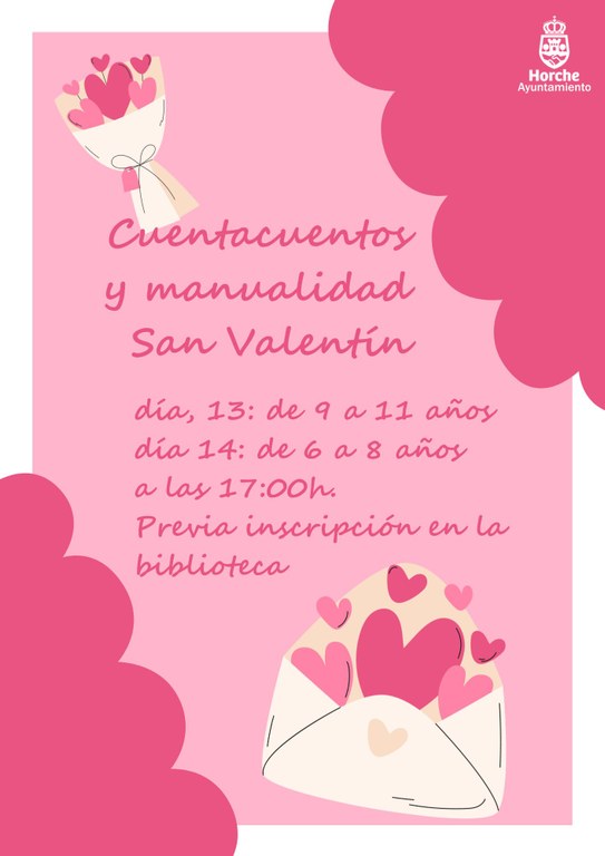 CUENTACUENTOS Y MANUALIDADES POR SAN VALENTÍN