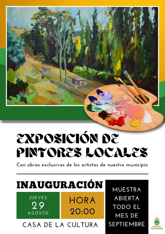 INAUGURACIÓN DE LA EXPOSICIÓN DE PINTORES LOCALES
