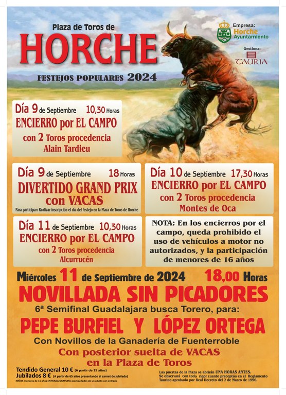 NOVILLADA SIN PICADORES