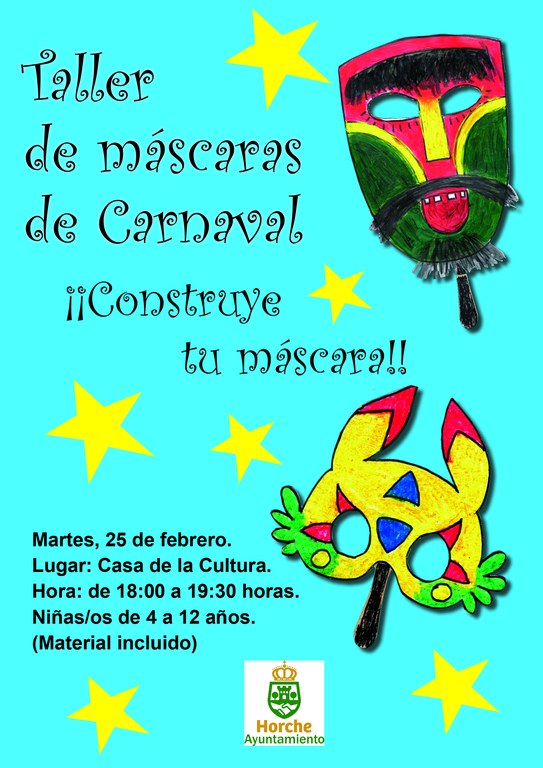 TALLER DE MÁSCARAS DE CARNAVAL