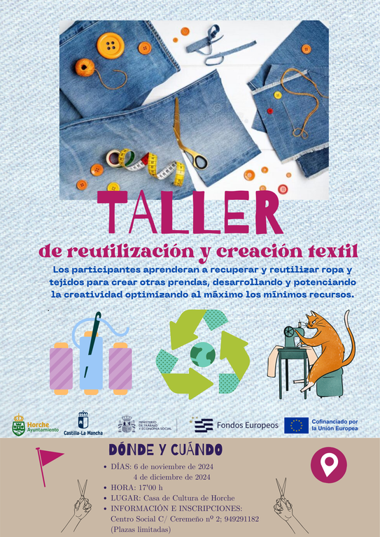 TALLER DE REUTILIZACIÓN Y CREACIÓN TEXTIL