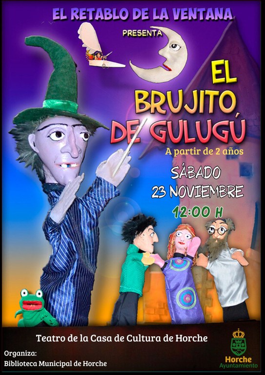 TEATRO DE TÍTERES: EL BRUJITO DE GULUGÚ