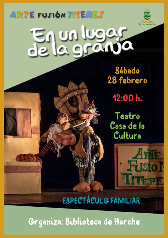 TÍTERES: "EN UN LUGAR DE LA GRANJA"