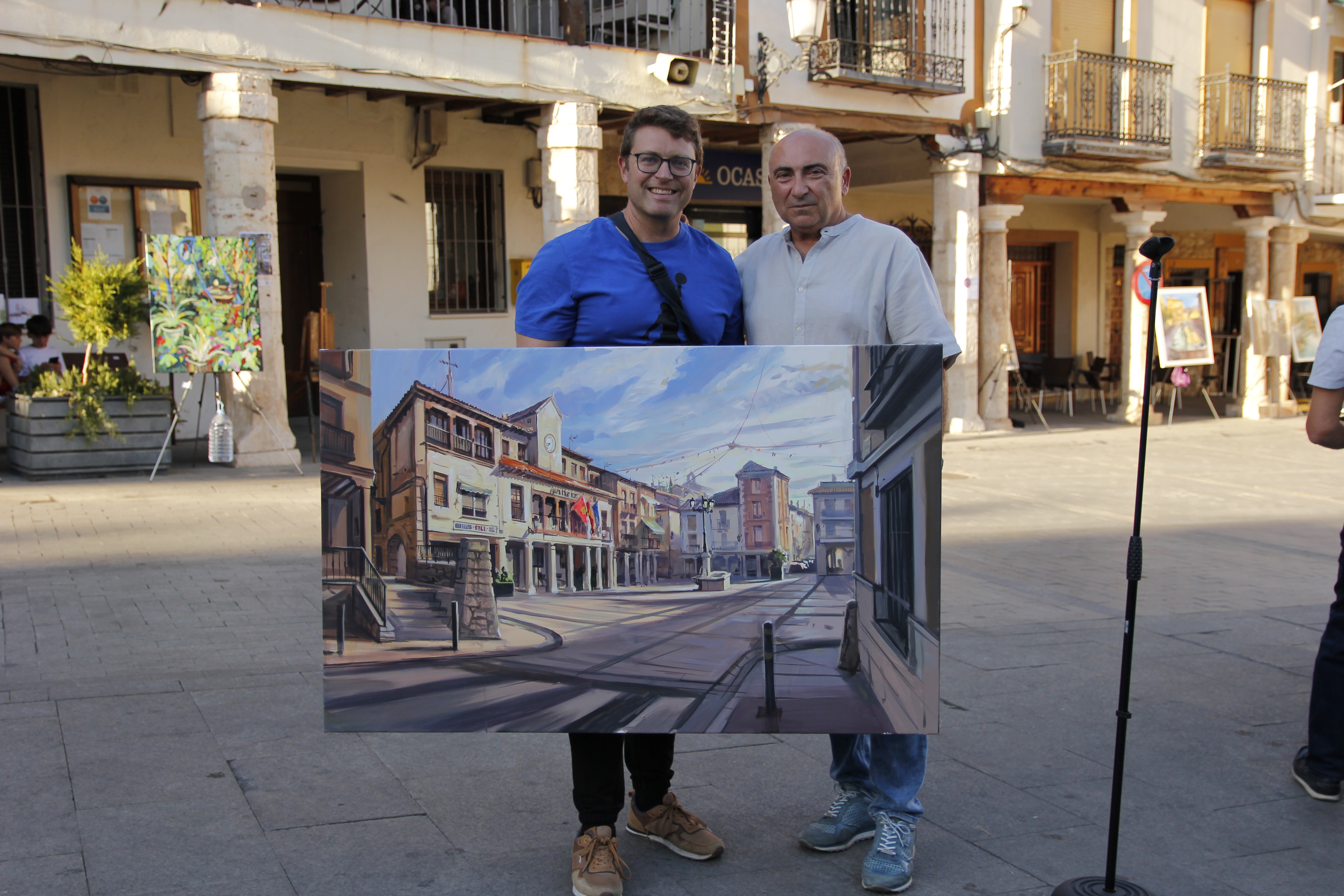 Eduardo Alsasua con su obra “Plaza Mayor” se alza con el Primer Premio del Certamen de Pintura Rápida al Aire Libre ‘Jesús Horche’