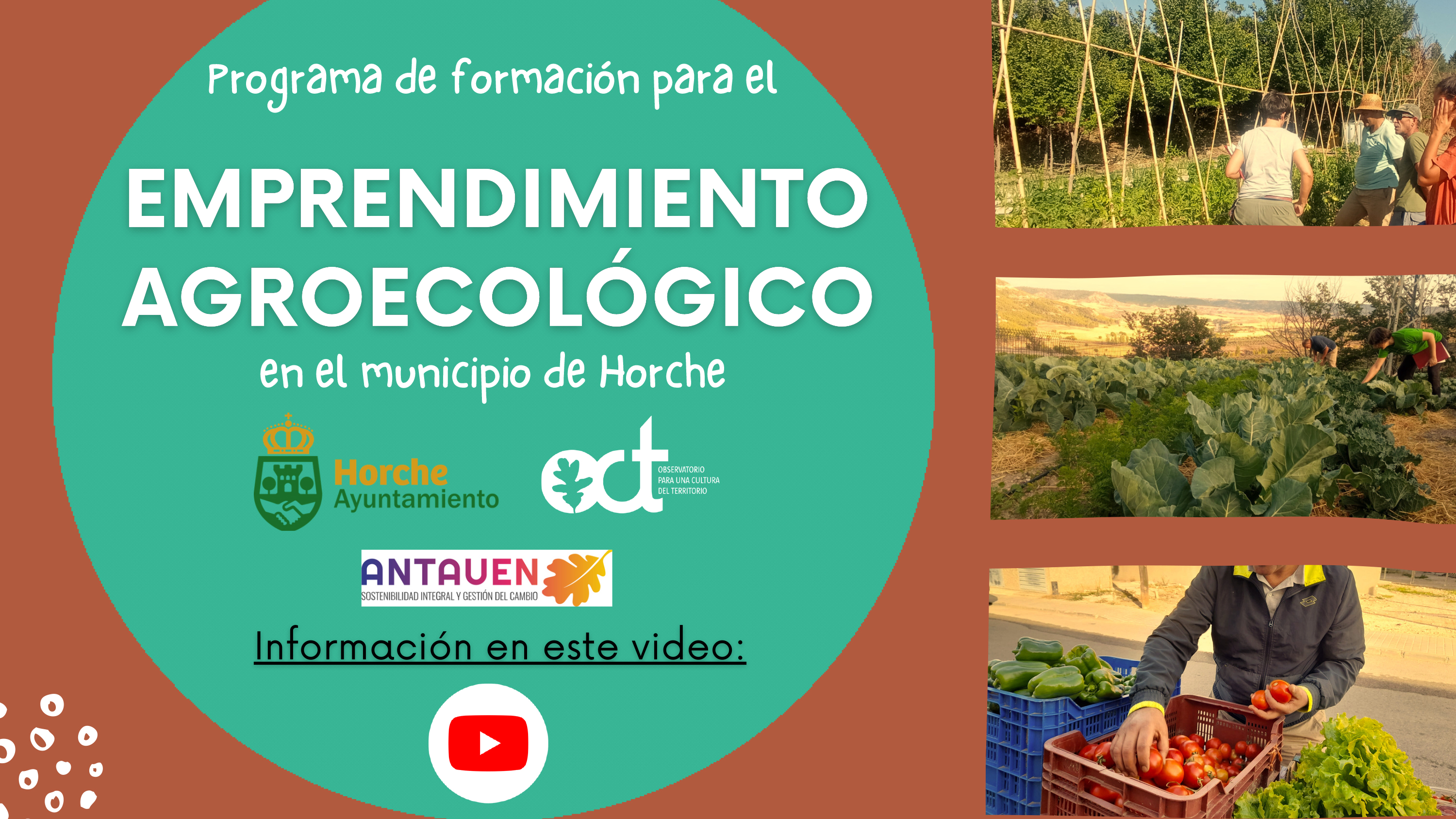 Horche abre su programa de emprendimiento agroecológico a nuevos participantes