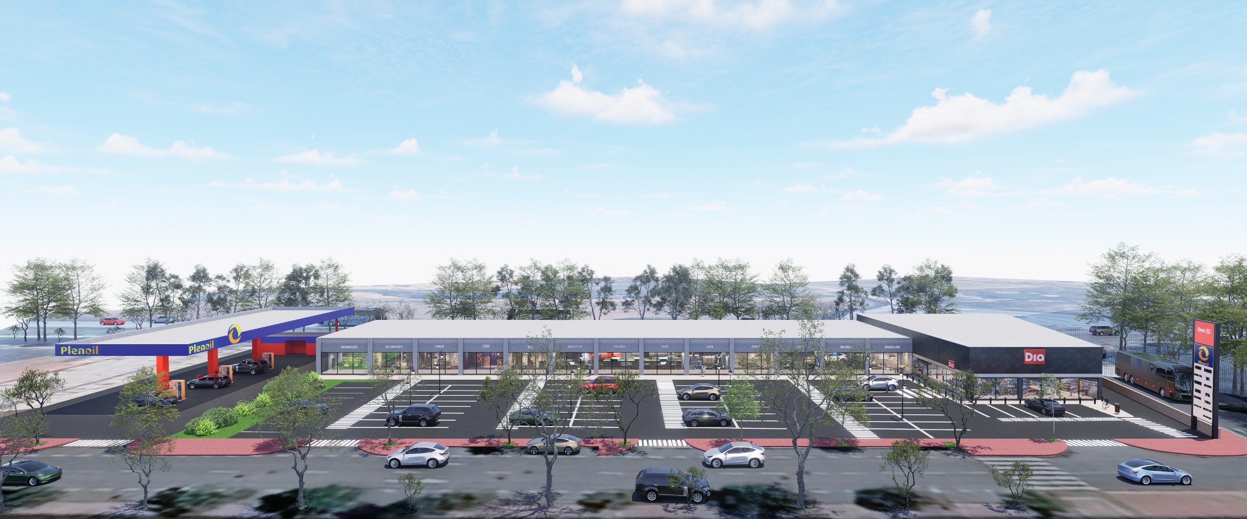 Horche impulsa su desarrollo urbanístico con un gran conjunto comercial