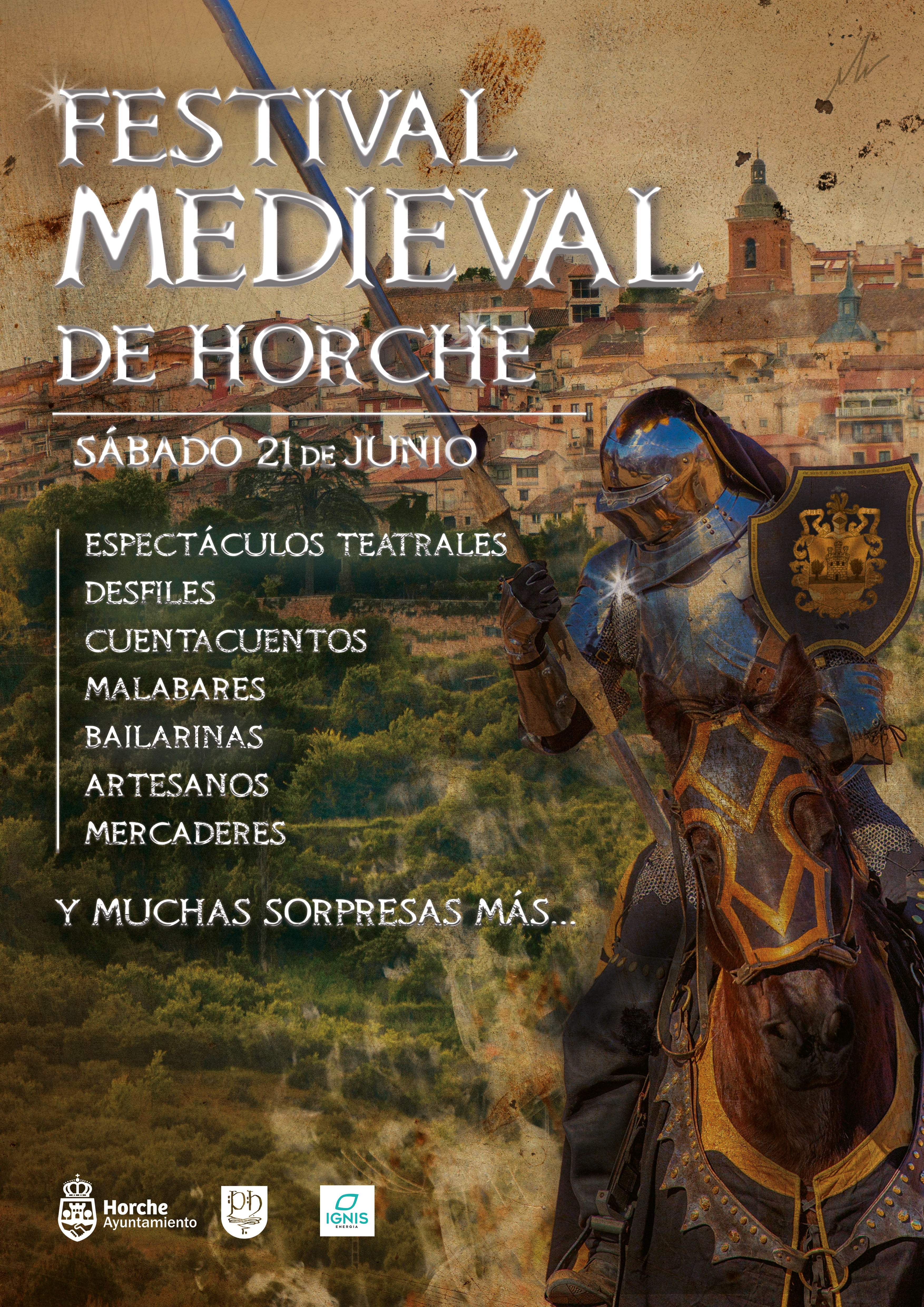 Horche se prepara para viajar a su reconquista con el Festival Medieval